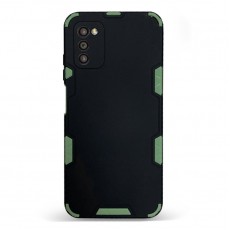 Husa spate pentru Samsung Galaxy A03S - Mantis Case Negru / Verde