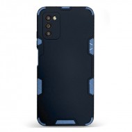 Husa spate pentru Samsung Galaxy A03S - Mantis Case Negru / Albastru
