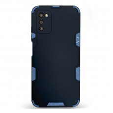 Husa spate pentru Samsung Galaxy A03S - Mantis Case Negru / Albastru
