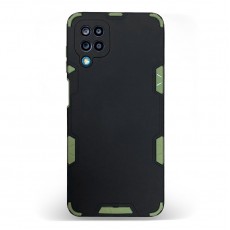 Husa spate pentru Samsung Galaxy A12 - Mantis Case Negru / Verde