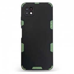Husa spate pentru Samsung Galaxy A22 5G - Mantis Case Negru / Verde