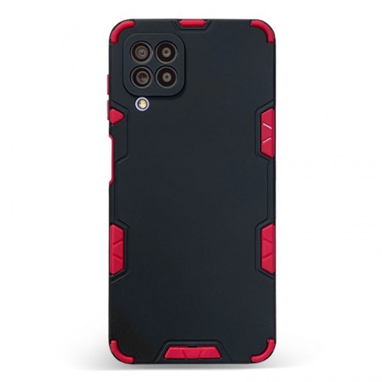 Husa spate pentru Samsung Galaxy A22 - Mantis Case Negru / Rosu