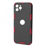 Husa spate pentru iPhone 11 Pro Max - Mantis Case Negru / Rosu
