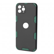 Husa spate pentru iPhone 11 Pro Max - Mantis Case Negru / Vernil