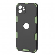 Husa spate pentru iPhone 12 - Mantis Case Negru / Verde