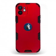 Husa spate pentru iPhone 12 - Mantis Case Rosu / Negru