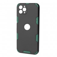 Husa spate pentru iPhone 12 Pro Max - Mantis Case Negru / Vernil