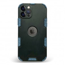 Husa spate pentru iPhone 13 Pro Max - Mantis Case Verde Negru / Bleu