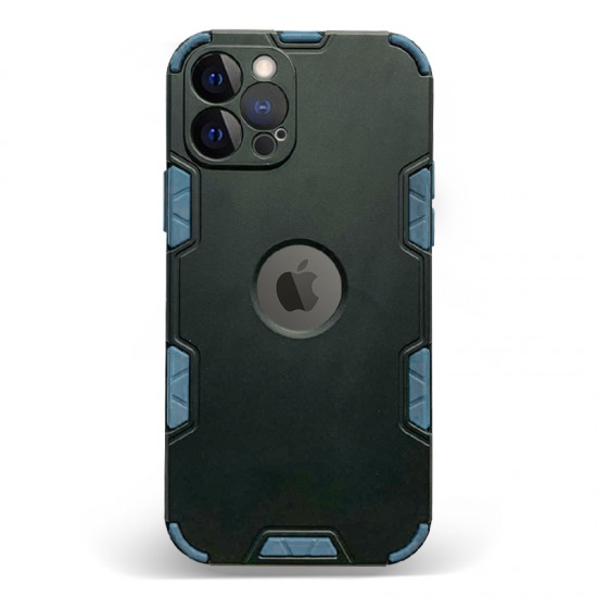 Husa spate pentru iPhone 12 Pro Max - Mantis Case Negru / Bleu