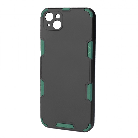 Husa spate pentru iPhone 14 Plus - Mantis Case Negru / Vernil
