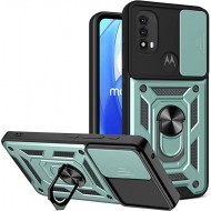 Husa spate pentru Motorola Moto E20- Slide Case Vernil