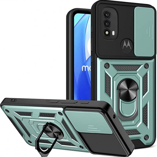 Husa spate pentru Motorola Moto E20- Slide Case Vernil