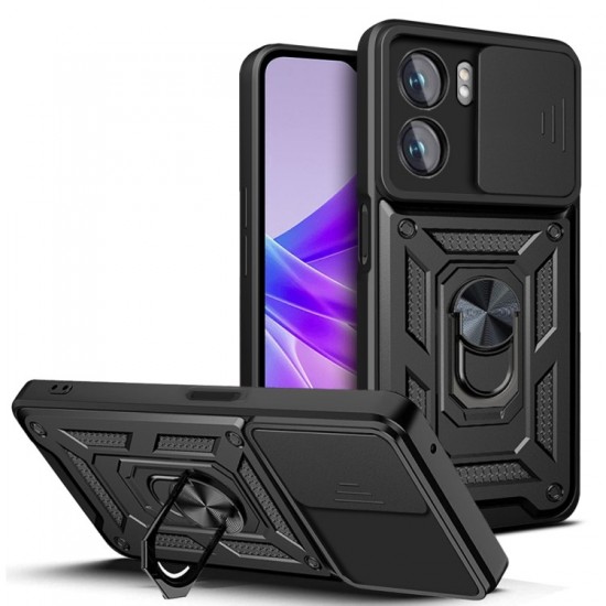 Husa spate pentru OPPO A77 5G - Slide Case Negru