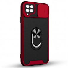 Husa spate pentru Samsung Galaxy A22 - Slide Case Rosu