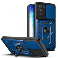 Husa spate pentru Samsung Galaxy S21 FE- Slide Case Albastru Deschis