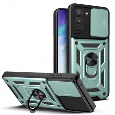 Husa spate pentru Samsung Galaxy S21 FE- Slide Case Vernil