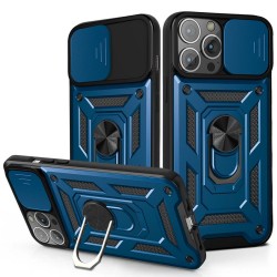 Husa spate pentru iPhone 13 Pro Max - Slide Case Albastru Deschis