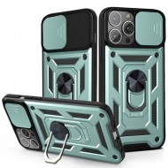 Husa spate pentru iPhone 13 Pro Max - Slide Case Vernil