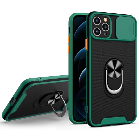 Husa spate pentru iPhone 12 Pro Max - Slide Case Verde