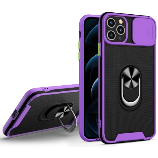 Husa spate pentru iPhone 12 Pro Max - Slide Case Mov