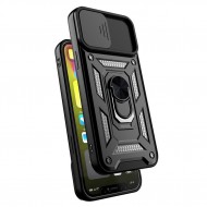 Husa spate pentru iPhone 12 Pro Max- Slide Case Negru