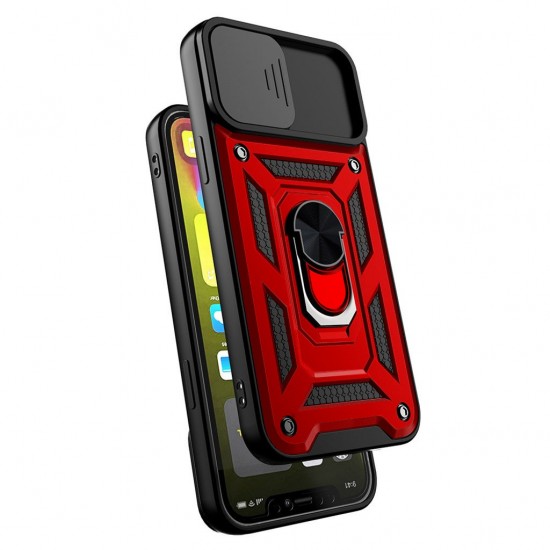 Husa spate pentru iPhone 12 Pro Max- Slide Case Rosu