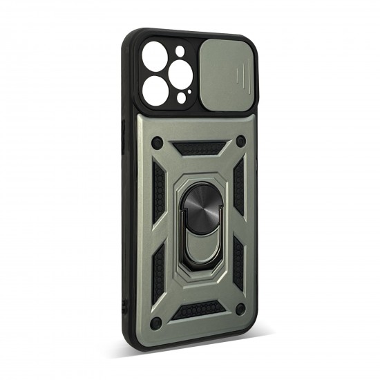 Husa spate pentru iPhone 12 Pro Max - Slide Case Vernil