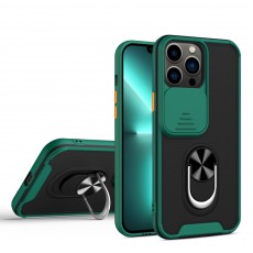 Husa spate pentru iPhone 13 Pro Max - Slide Case Verde