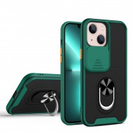 Husa spate pentru iPhone 13 - Slide Case Verde