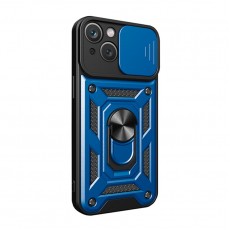 Husa spate pentru iPhone 13 - Slide Case Albastru Deschis