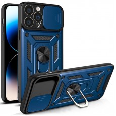 Husa spate pentru iPhone 14 Pro Max - Slide Case Albastru Deschis