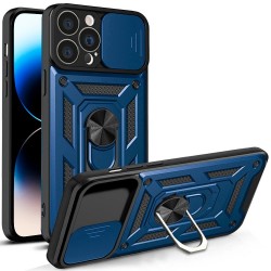 Husa spate pentru iPhone 14 Pro Max - Slide Case Albastru Deschis