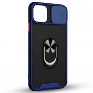 Husa spate pentru iPhone 14 Pro - Slide Case Albastru