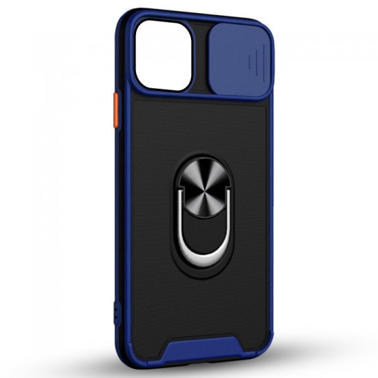 Husa spate pentru iPhone 14 Pro - Slide Case Albastru