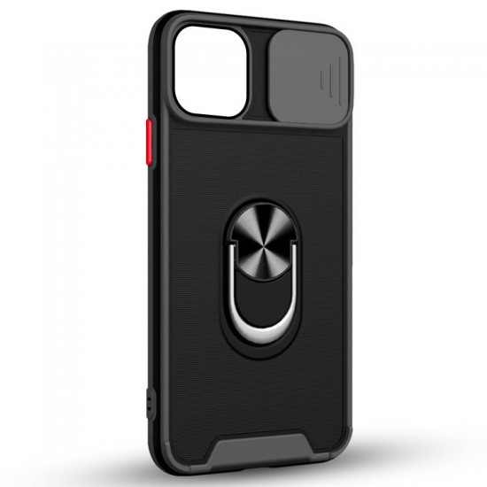 Husa spate pentru iPhone 14 Pro - Slide Case Negru