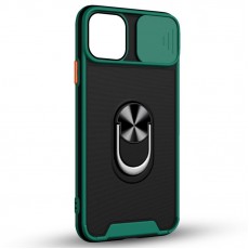 Husa spate pentru iPhone 14 Pro - Slide Case Verde