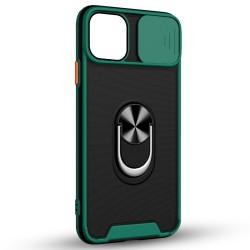 Husa spate pentru iPhone 14 Pro - Slide Case Verde