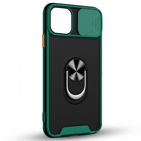 Husa spate pentru iPhone 14 Pro - Slide Case Verde