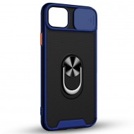 Husa spate pentru iPhone 14 - Slide Case Albastru