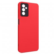 Husa spate pentru Samsung Galaxy A13 5G - Vanex Case Rosu Negru