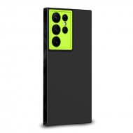 Husa spate pentru Samsung Galaxy S22 Ultra - Vanex Case Negru VerdeF 
