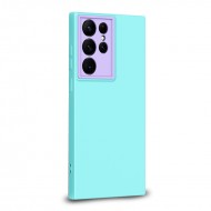 Husa spate pentru Samsung Galaxy S22 Ultra - Vanex Case Turcoaz Mov