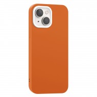 Husa spate pentru iPhone 14 Plus - Vanex Case Portocaliu Alb
