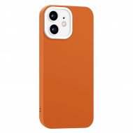 Husa spate pentru iPhone 12 - Vanex Case Portocaliu Alb