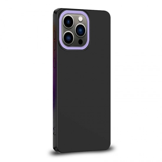Husa spate pentru iPhone 14  Pro - Vanex Case Negru Mov