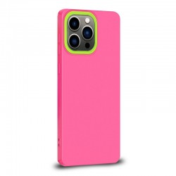 Husa spate pentru iPhone 14 Pro - Vanex Case Roz VerdeF