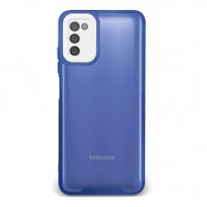 Husa spate pentru Samsung A03S - Wish Case Albastru