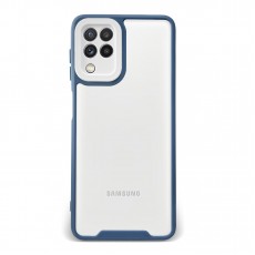 Husa spate pentru Samsung A22  - Wish Case Albastru