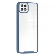 Husa spate pentru Samsung A22 5G - Wish Case Albastru