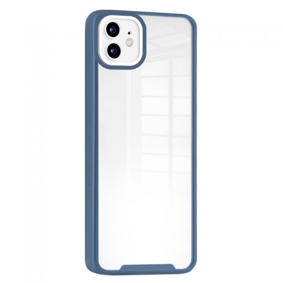 Husa spate pentru iPhone 12 - Wish Case Albastru
